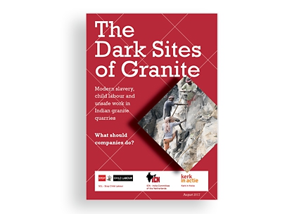 The Dark Sites of Granite onderzoeksrapport arbeidsomstandigheden in Indiase granietgroeves